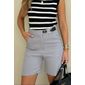 Bermuda Bellina Feminino Cor Cinza