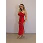Vestido Midi My Crush Feminino Cor Vermelho