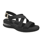 Sandália SoftStep Anabela Feminino Cor Preto
