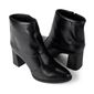 Bota Dakota Cano Curto Salto Bloco Feminino Cor Preto