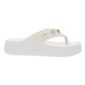 Chinelo Flat Moleca Gaspea Feminino Cor Off White Chinelo Flat Moleca Gaspea Feminino Cor Off White