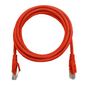 PATCH CORD 2,5M CAT6 C/ CAPA PROTETORA - VERMELHO - BLUECOM