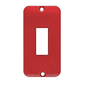 TAMPA 1 TECLA PVC 3/4" - VERMELHA - CLC TAMPA 1 TECLA PVC 3/4" - VERMELHA - CLC