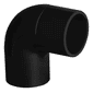 COTOVELO C/JANELA PVC 3/4" - PRETA- CLC COTOVELO C/JANELA PVC 3/4" - PRETA- CLC