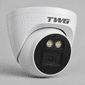 CAMERA DOME IP POE TWG TW-5611 AR 4MP DUAL LIGHT METAL Câmera dome IP PoE TWG TW-5611 AR em fundo branco