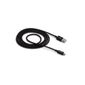 CABO USB - MICRO USB 1,5M NYLON PRETO EUAB 15NP
