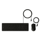 COMBO TECLADO E MOUSE CCI20 -COM FIO PRETO