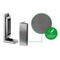 FECHADURA ELETROIMA FE150 12V C/ KT 741 INOX