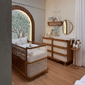 Berço Cama Evolutivo Maria Madeira Maciça Reflorestada com Tela Avelã Berço Cama Evolutivo Maria Madeira Maciça Reflorestada com Tela Avelã