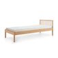 Cama de Solteiro Denver de Madeira Maciça - Avelã