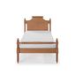 Cama de Solteiro Celine de Madeira Maciça - Avelã Cama de Solteiro Celine de Madeira Maciça - Avelã