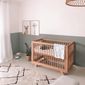 Berço Cama Kaike de Madeira Maciça - Avelã