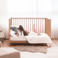 Berço Cama Denver de Madeira Maciça - Avelã