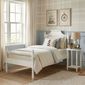 Cama de Solteiro Celine de Madeira Maciça - Branco