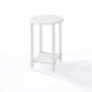 Mesa Lateral de Madeira Maciça Celine - Branco Mesa Lateral de Madeira Maciça Celine - Branco