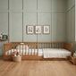 Cama Infantil Evolutiva Denver em Madeira Maciça Reflorestada Avelã Cama Infantil Evolutiva Denver em Madeira Maciça Reflorestada Avelã