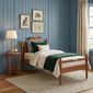 Cama de Solteiro Celine de Madeira Maciça - Avelã Cama de Solteiro Celine de Madeira Maciça - Avelã