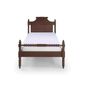 Cama de Solteiro Celine de Madeira Maciça - Castanho Cama de Solteiro Celine de Madeira Maciça - Castanho