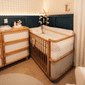 Berço Cama Evolutivo Maria Madeira Maciça Reflorestada com Tela Avelã Berço Cama Evolutivo Maria Madeira Maciça Reflorestada com Tela Avelã
