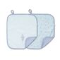Kit 2 Toalhas de Boca para Bebê Doce Campo 32x37cm Algodão e Matelassê