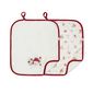 Kit 2 Toalhas de Boca para Bebê Piquenique da Olivia 32x37cm Algodão e Matelassê