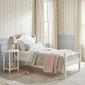 Cama de Solteiro Celine de Madeira Maciça - Branco