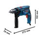 Furadeira Impacto Bosch 1/2" 750W 220V Com 23 Acessórios GSB13RE Furadeira Impacto Bosch 1/2" 750W 220V Com 23 Acessórios GSB13RE