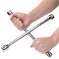 Chave De Roda Tipo Cruz 350mm Com 4 Bocas 17x19x21x23mm SGT