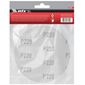 Conjunto Discos Lixa Com Velcro 5" (125mm) Grão 220 MTX 10pçs