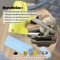 Caixa Com 1000 Grampos 9/16" Stanley