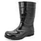 Bota PVC Preta Cano 28cm Sem Forro Tamanho 44/45 Cartom