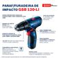 Parafusadeira e Furadeira com Impacto Bateria 12V Bosch GSB 120-LI