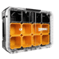 Organizador Tampa Translucida Toughbuilt Stacktech