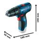 Parafusadeira / Furadeira de Impacto 3/8" 12V Bosch