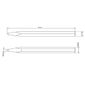 Ponteiro Sextavado Tramontina 3/4\\\"x10\\\" (19x250mm) 42705/110