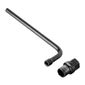 Conjunto Chave L/Soquete Vazado 13mm Porca Amortecedor Traseiro Ford Ka/New Fiesta