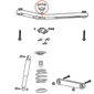 Pivô Suspensão Traseiro Jeep Cherokee 2001 a 2008