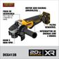 Esmerilhadeira Angular 4.1/2 20V S/Bateria DCG413B-B2 DeWalt Esmerilhadeira Angular 4.1/2 20V S/Bateria DCG413B-B2 DeWalt