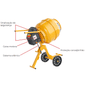 Betoneira Smart 130L Motor Monofásico 220V CSM 71000402