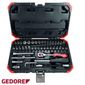 Jogo de Soquetes Gedore RED Sextavado 4-14mm 1/4" 46peças GR49003046