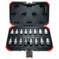 Jogo de Soquetes Gedore RED Torx E10-E24 T30-T70 1/2" 16pçs GR68003016