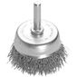 Kit Escovas de Aço 3pçs Circular/Copo/Pincel Com Haste 1/4"