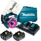 Serra Mármore 18V LXT 2 Bateria 5Ah DCC500 KIT Makita
