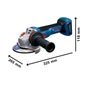 Esmerilhadeira Angular Bosch GWS 18V-11 SB 5" Sem Bateria
