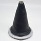 Coifa Alavanca Câmbio VW Gol/Voyage/Saveiro G5 08/13 Fox 03/09 Preto C/Aro Prata