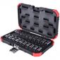 Jogo de Soquete 3/8 e 1/2 com Torx E8 ao E20 e T10 ao T55 20 Pçs Gedore Red