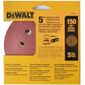 Conjunto 5 Discos Lixa DeWalt DW4304X 8 Furos 5" (125mm) Grão 150