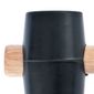 Martelo Borracha Preta 340g Cabo Madeira 1114055 Sparta Martelo Borracha Preta 340g Cabo Madeira 1114055 Sparta
