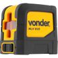 Nível Laser de Linhas Vermelhas Cruz NLV 010 10m Vonder