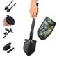 Kit Camping 5 X 1 Robust Pá Picareta Serra Abridor E Bússola